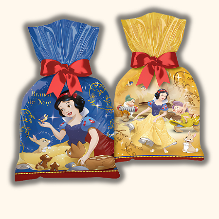 8 SACOLA BRANCA DE NEVE  FESTA LEMBRANCINHA  Regina