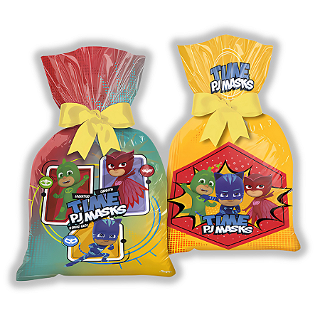 8 SACOLA  PJ MASKS 2 FESTA LEMBRANCINHA  Regina
