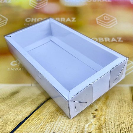 5 Caixa P/ Barra 300g de Chocolate BRANCA 16 X 8 X 3,4 cm (YIN) P0319