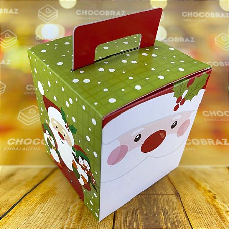 10 CAIXAS PARA PANETONE 500G NOEL HOHOHO OUTLET - D20 103292