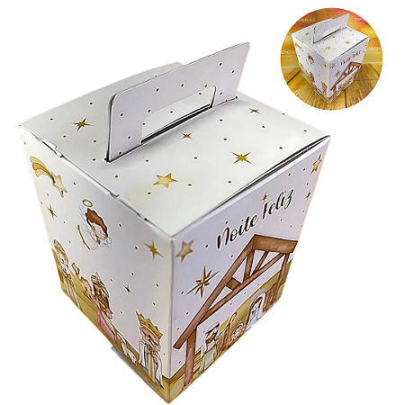 10 CAIXAS PARA PANETONE 100G NOITE FELIZ OUTLET - D25 85430