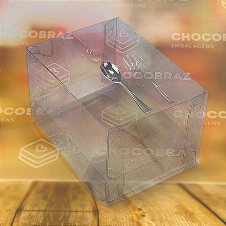 05 CAIXAS P/ OVO DE COLHER BASIC 150/250G CRISTAL - PASCOA ESSENCIAL  5419  (PÁSCOA IDEIA 2025)