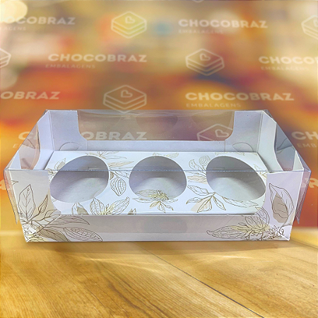 05 CAIXAS DEGUSTACAO ENCANTO 3 X 50G - PASCOA CACAU  5344   (PÁSCOA IDEIA 2025)