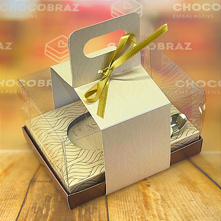05 CAIXAS P/ OVO DE COLHER CLASSIC AJUSTAVEL C/CINTA 150/250G CARAMELO/MARROM -PASCOA CLASSICA  5330 (PÁSCOA IDEIA 2025)