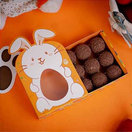 10 CAIXAS P/ 9 DOCES GAVETA C/ VISOR - PASCOA DIVERTIDA 5361 (PÁSCOA IDEIA 2025)