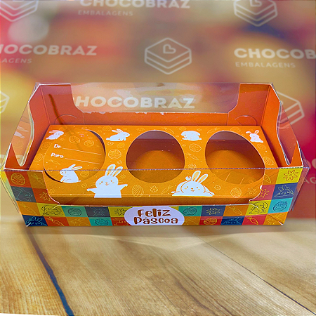 05 CAIXAS DEGUSTACAO ENCANTO 3 X 50G - PASCOA DIVERTIDA-DUPLA FACE 5355 (PÁSCOA IDEIA 2025)