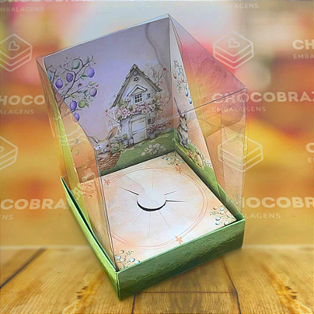 05 CAIXAS P/ OVO VERTICAL CENARIO 250/350G - COELHINHO ENCANTADO 5397 (PÁSCOA IDEIA 2025)
