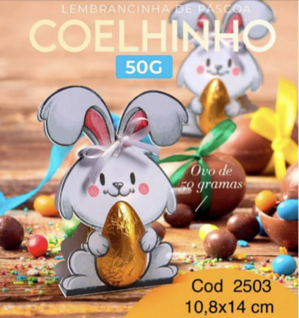 10 Lembrancinha De Pascoa P/ Ovo 50G J2503	 (Páscoa Jango 2023 Liquidação)