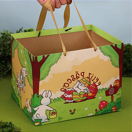 10 SACOLA PARA KIT CONFEITEIRO FLORESTA DO COELHO PÁSCOA 4669 ( PASCOA JANGO 2025 )