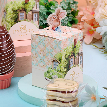 10 EMBALAGEM LEMBRANCINHA SEM VISOR CARINHOSA PÁSCOA 4784 ( PASCOA JANGO 2025 )