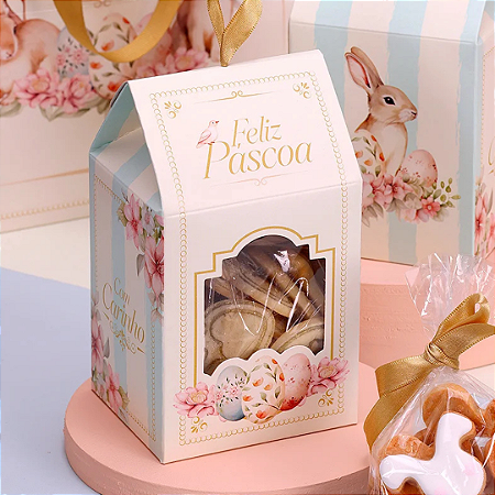 10 EMBALAGEM LEMBRANCINHA COM VISOR SUBLIME PÁSCOA 4541 ( PASCOA JANGO 2025 )