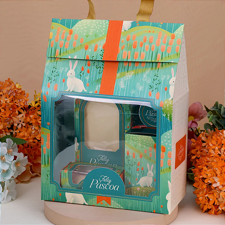 10 SACOLA COM VISOR NATUREZA PASCOA 4792 ( PASCOA JANGO 2025 )