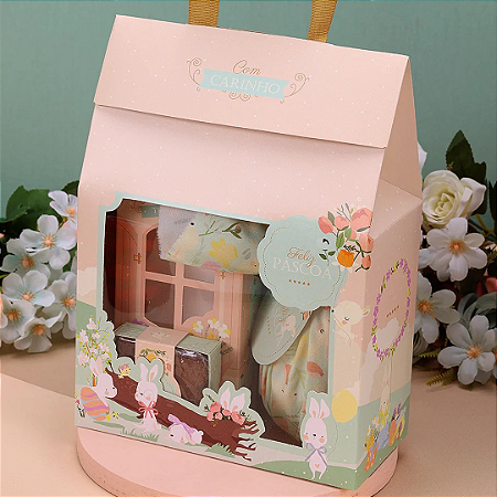 10 SACOLA COM VISOR DELICADEZA PASCOA 4794  ( PASCOA JANGO 2025 )