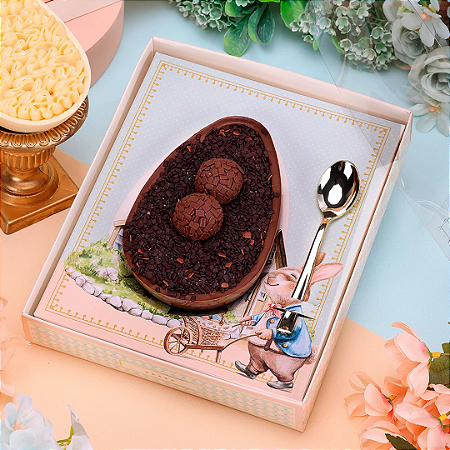 10 CAIXAS P/ OVO DE COLHER AJUSTÁVEL 250-350-500GR CARINHOSA 4546 ( PASCOA JANGO 2025 )