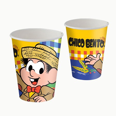 8 COPO PAPEL FESTA  CHICO BENTO  200ML FESTCOLOR