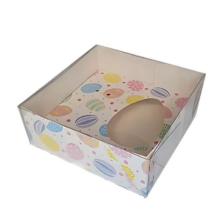 05 CAIXA PARA OVO DE 50G ESTAMPA BRANCA, 10X10X4 ASSK