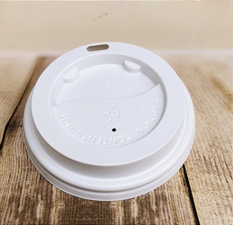 50 TAMPA  BRANCA - 80mm PARA COPO DE PAPEL 240 OU 270 ML   (FNS)
