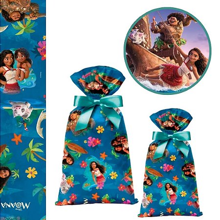 40 SACOLINHA  MOANA 2 SURPRESA  20x29 CROMUS