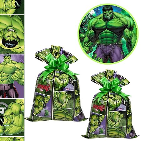 40 SACOLINHA HULK SURPRESA 20x29 CROMUS