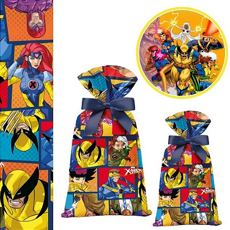 40 SACOLINHA XMEN SURPRESA  20x29 CROMUS