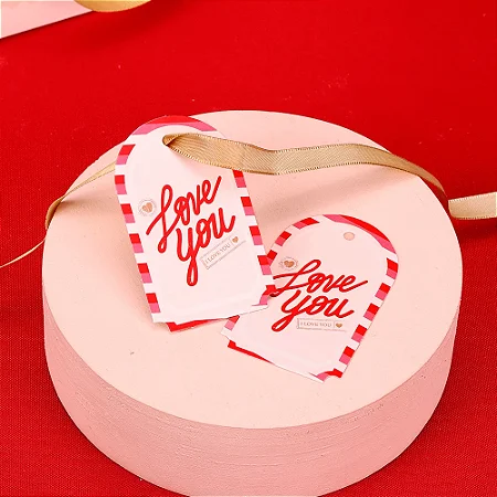 20 TAGS 7X4,5CM LOVE YOU 5032 ( NAMORADOS JANGO 2025 )