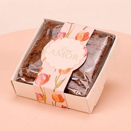 25 CAIXA PARA BROWNIE TULIPAS ( MÃES E NAMORADOS JANGO 2025 )