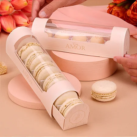 10 CAIXA PARA MACARONSTULIPAS ( MÃES E NAMORADOS JANGO 2025 )