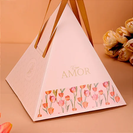 5 EMBALAGEM PIRÂMIDE TULIPAS ( MÃES E NAMORADOS JANGO 2025 )