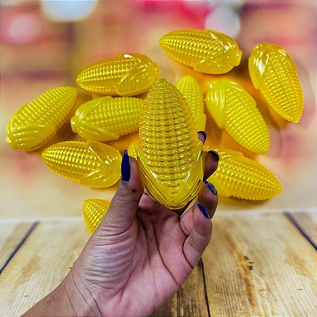 12 ENFEITE PLASTICO MILHO 4,5X9 CM EF-230 FESTA JUNINA 2025  (EX)