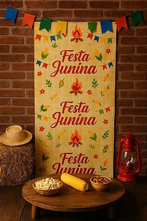 1 PAINEL CORTINA FESTA JUNINA 2 MT 6132-CG FESTA JUNINA 2025  (EX)