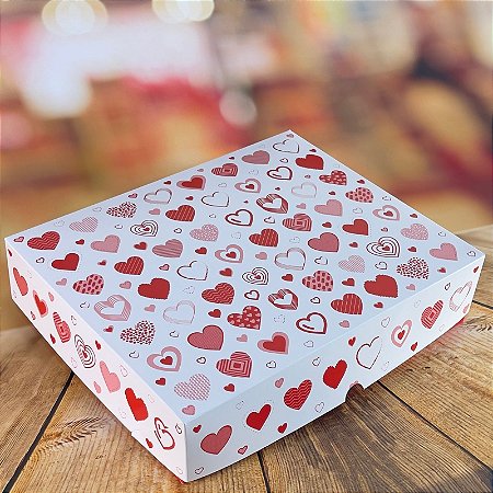 10 CAIXA DIA DOS NAMORADOS G CORAÇÕES 25X20X5cm 5543 (IDEIA NAMORADOS 2025)