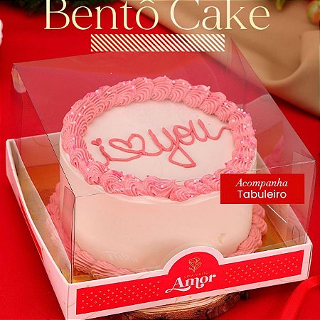 10 Caixa P/ Bentô Cake C/ Base Laminada GRACIOSA 4177 (MÃES E NAMORADOS JANGO 2024) 4113+ 2906