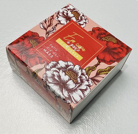 10 Caixas Para 4 Doces Sem Visor Linha  dia Das Mães (Em Casa a Gente Conversa) (Liquidação) ok