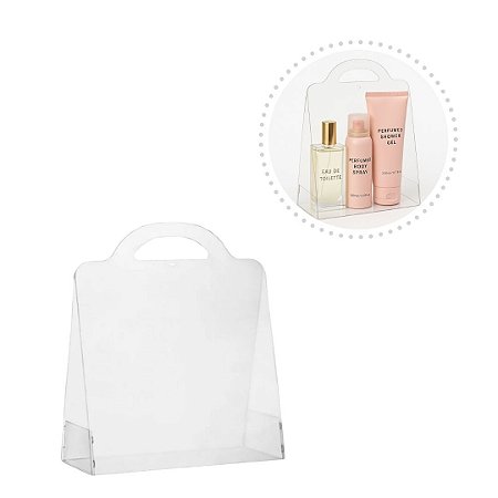 1 SACOLA CRISTAL BAG PEQUENO L13,5XA14,5XC5,3 CM FESTPLASTIK