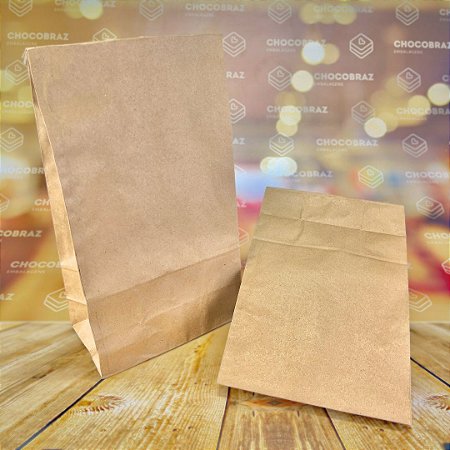 100 SACO  DELIVERY KRAFT  SOS LISO 10 KG - A37 X L10,5 X C19,5 CM (G)