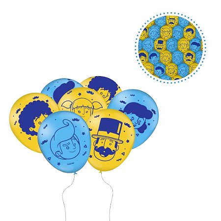 25 BALÃO BEXIGA  FESTA MUNDO BITA  n°9 FESTCOLOR