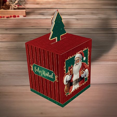 10 CAIXA NATAL 10X10X12 POP UP - NOEL 5725 (NATAL 2025 IDEIA)