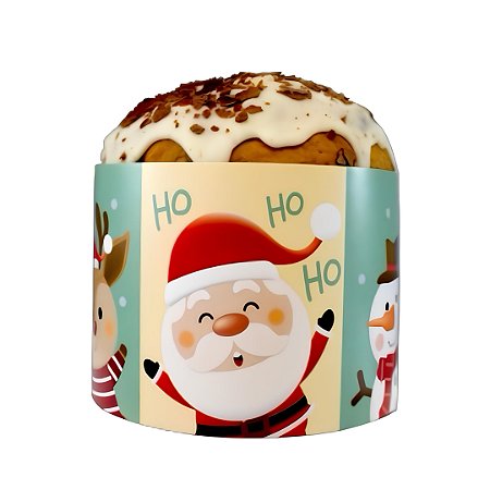 10 CINTA PARA PANETONE - NATAL ENCANTADO ID3877