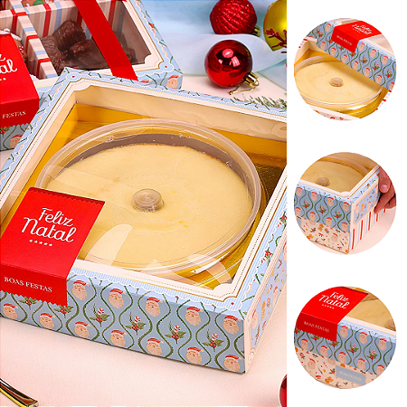 5 CAIXA PARA PUDIM COM EMBALAGEM EXCLUSIVA NATAL 5380 ( JANGO NATAL 2025 ) 4972