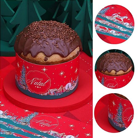 10 CINTA PARA PANETONE 500G TRADIÇÃO 5220 ( JANGO NATAL 2025 )