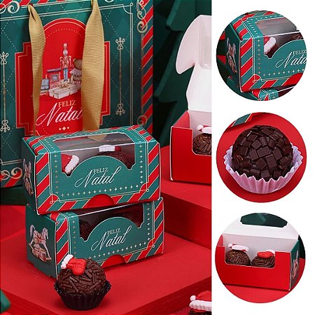 10 CAIXA PARA 2 DOCES NATAL TRADIÇÃO 5064 ( JANGO NATAL 2025 )