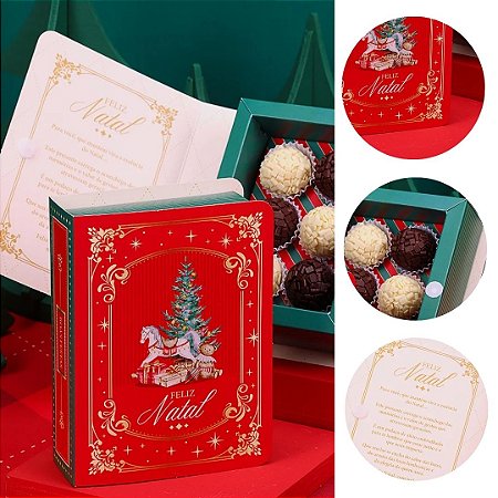 5 CAIXAS LIVRINHO NATAL 6 DOCES TRADIÇÃO 5187 ( JANGO NATAL 2025 )