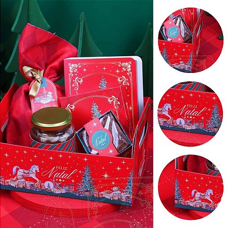 5 CESTA NATAL 12,5X22X15 TRADIÇÃO 5227 ( JANGO NATAL 2025 )