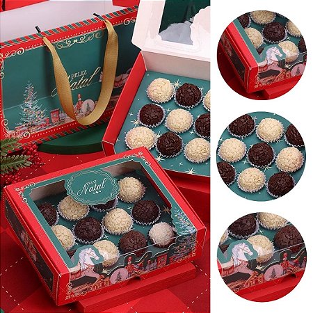 10 CAIXA PARA 12 OU 20 DOCES TRADIÇÃO 5082 ( JANGO NATAL 2025 )