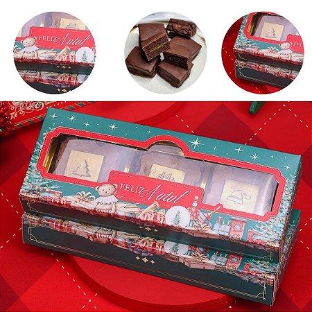 10 CAIXA P/ 3 PÃO DE MEL COM BLISTER NATAL TRADIÇÃO 5364 ( JANGO NATAL 2025 ) 5284