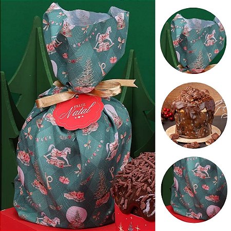 5 TECIDO PARA PANETONE 500G NATAL TRADIÇÃO 5404 ( JANGO NATAL 2025 )