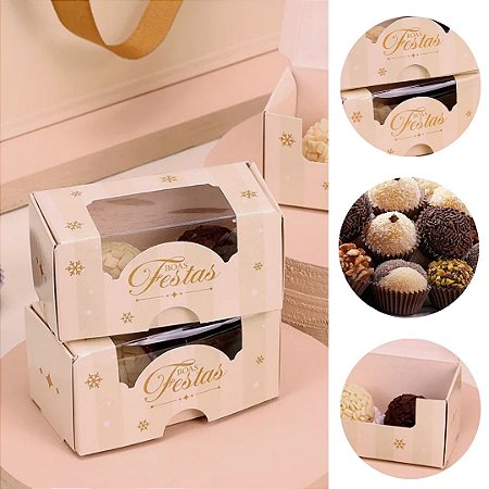 10 CAIXA PARA 2 DOCES NATAL CLÁSSICA 5066 ( JANGO NATAL 2025 )