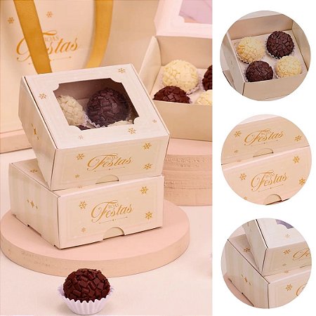 10 CAIXA PARA 4 DOCES DOCES NATAL CLÁSSICA 5072 ( JANGO NATAL 2025 )