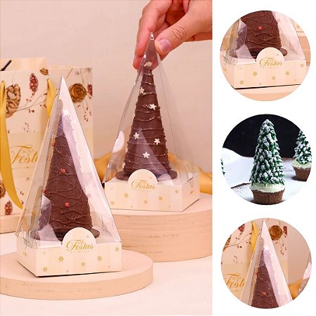 10 CAIXA P/ CONE TRUFADO PINHEIRO C/ VISOR CLÁSSICA 5322 ( JANGO NATAL 2025 )