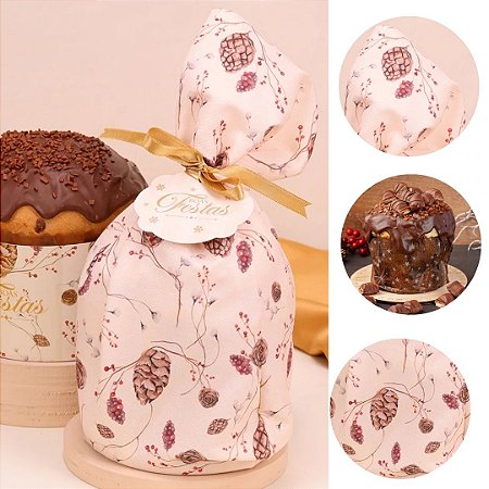 5 TECIDO PARA PANETONE 500G NATAL CLÁSSICA 5405 ( JANGO NATAL 2025 )